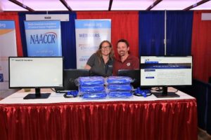 NAACCR Booth at the 2017 Annual Conference in Albuquerque